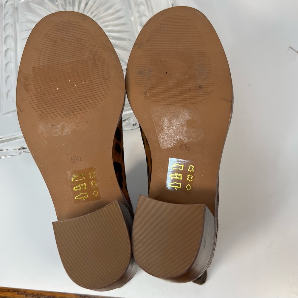 Madewell The Autumn High Chelsea Boot in Leopard Calf Hair- New - Picture 9 of 9